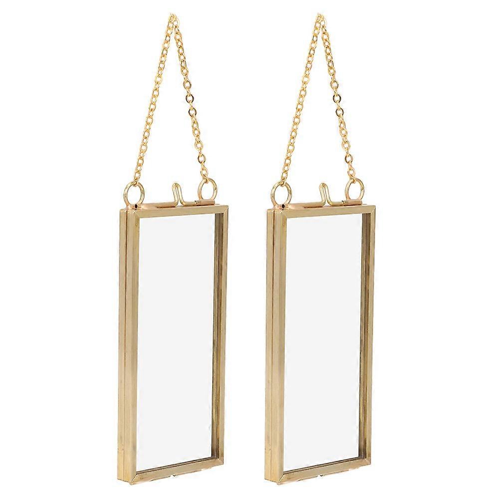 Hanging Picture Frames Glass Frame for Pressed Flowers 4Pcs Set