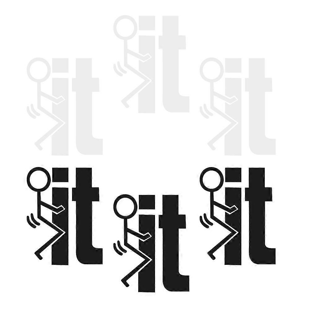 Car Window Sticker Creative Car Sticker for Decor 18 Sheets Assorted Color