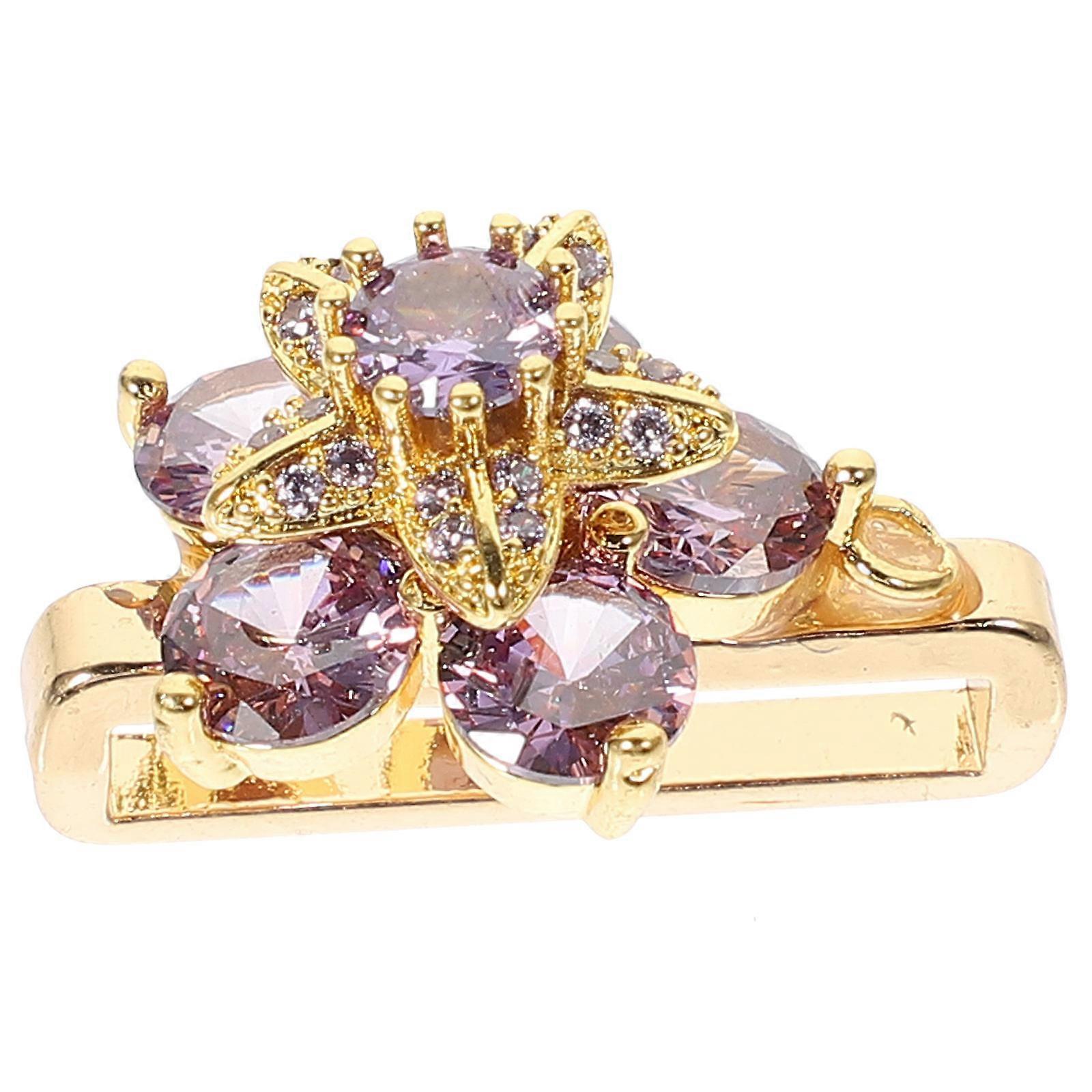 Decorative Watch Decor Violet Alloy Rhinestone for Decoration with Durable Build and Versatile Fit