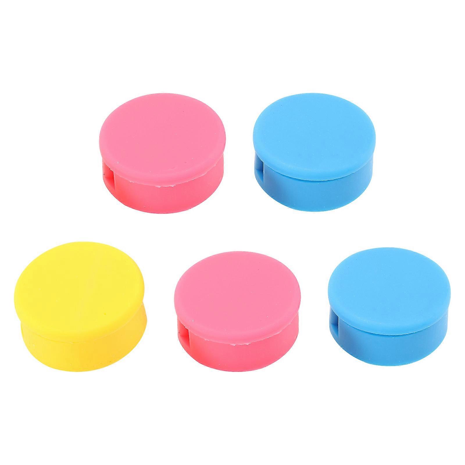 Desktop Organizer Silicone Wire Holder for Cord Management 2 X 5Pcs Random Color