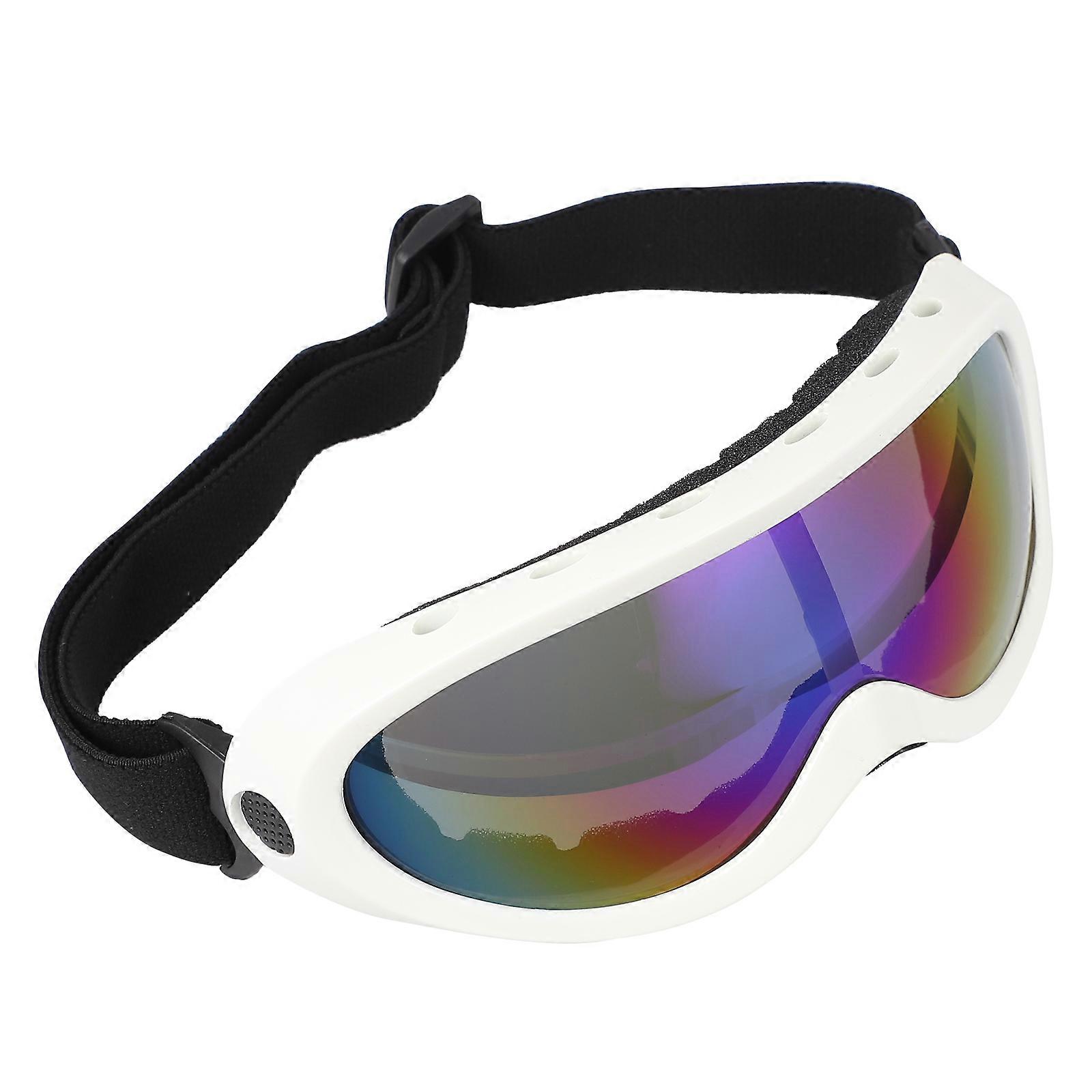 Cycling Goggles Ski Goggles for Adults 2Pairs White Comfortable Fit