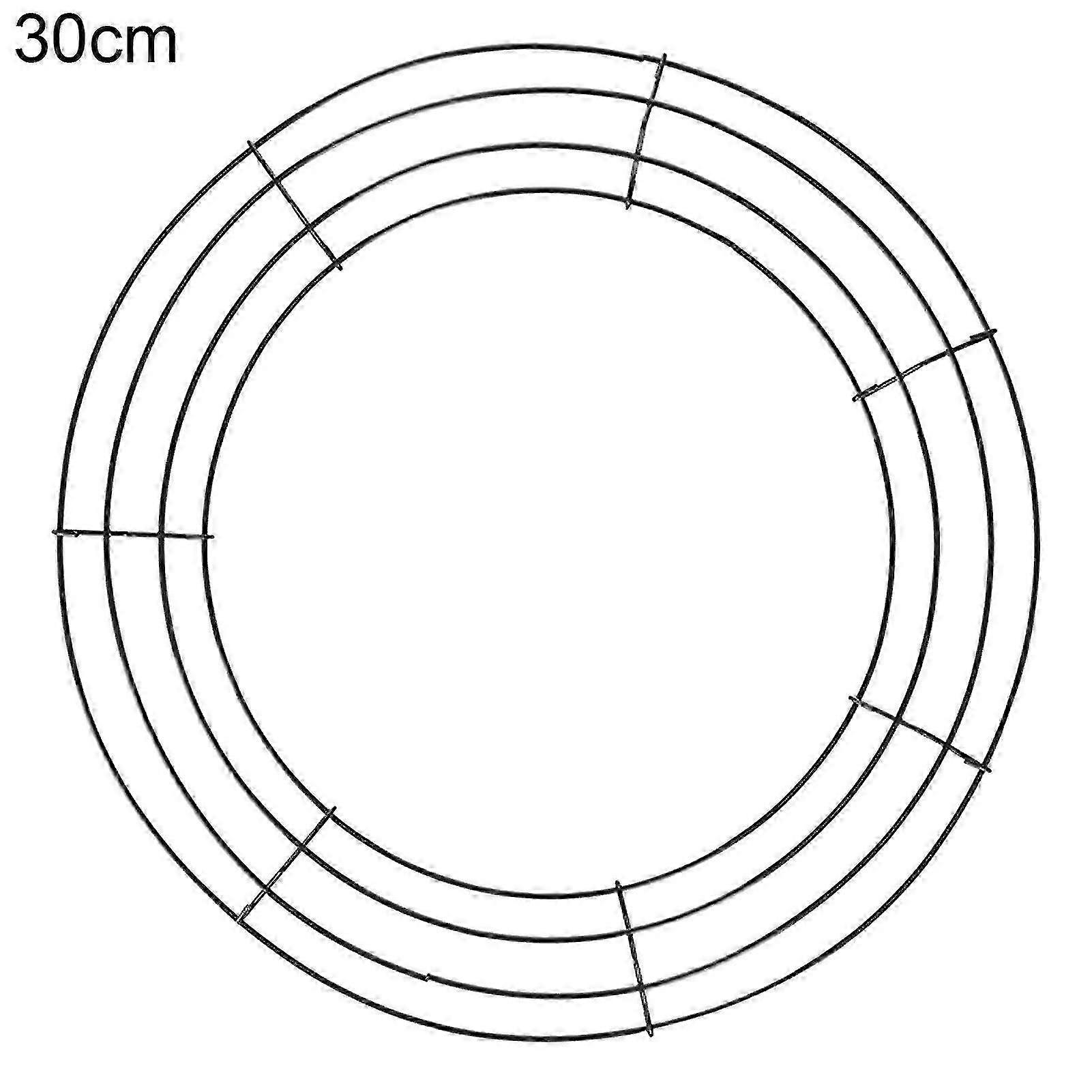 Wreath Frame Durable Wall Hanging Metal Rust-proof Wire Wreath Form For Home Decor
