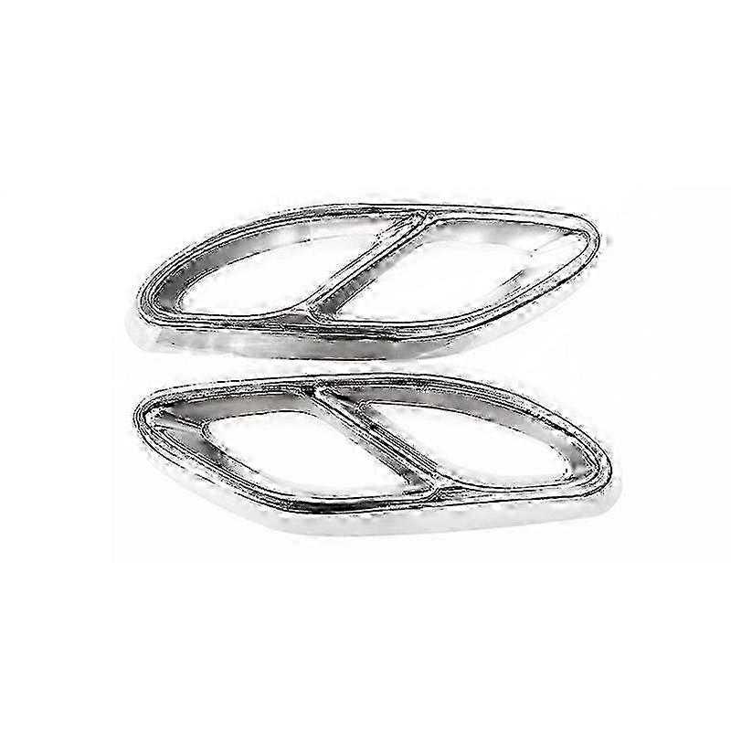 R-AUTO Exhaust Tip Muffler Pipe Cover Tail Pipe Stee For A Class W176 B Class W246 Mercedes Benz W212 W213 W205 X253 C180 C200
