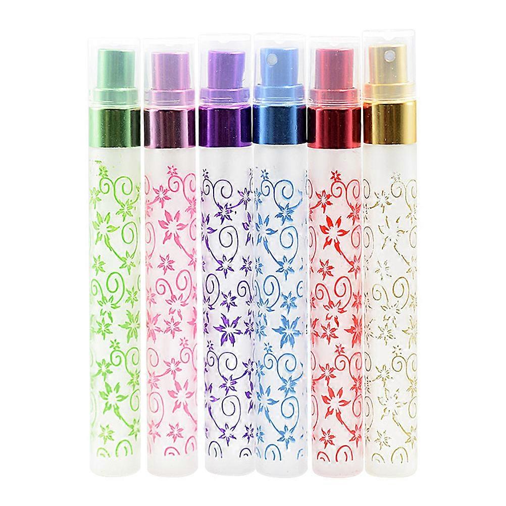 Spray Bottle Perfume Atomizer Glass for Storage 6Pcs Portable Refillable Container