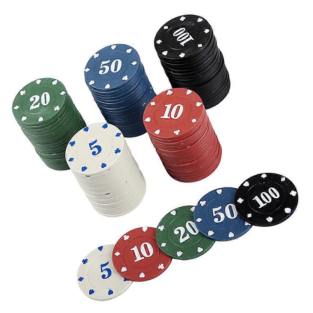 Plastic Poker Chips Chips for Games 200Pcs for Party
