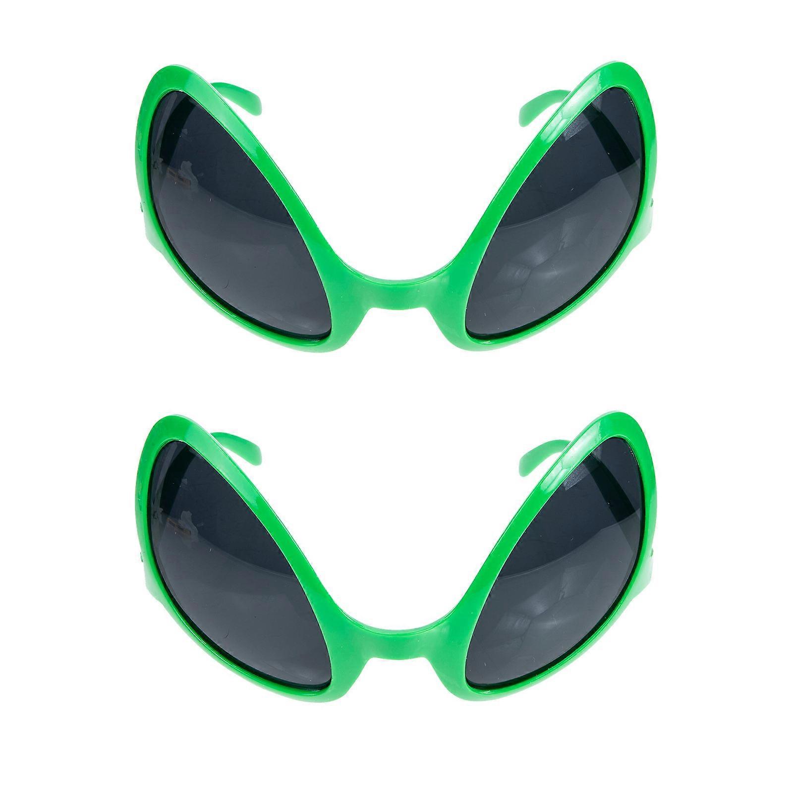 Party Props Modeling Glasses for Costume Use 10Pcs Light Green