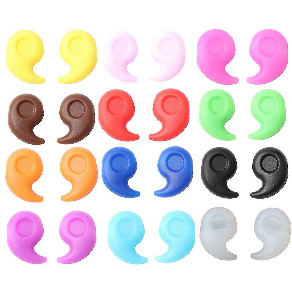 Silicone Glasses Hooks for Holding Eyewear Anti-Slip 24Pairs Kit