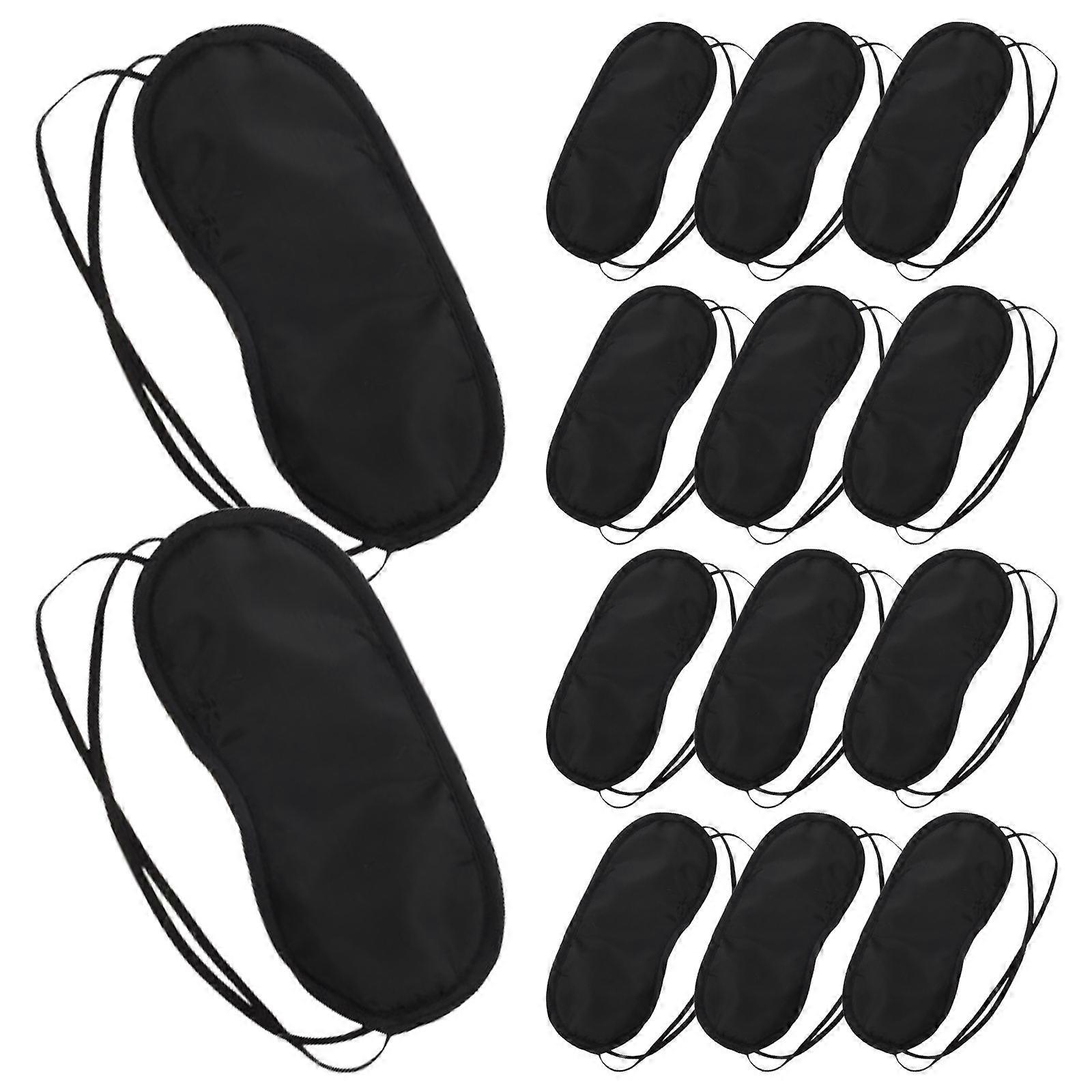 Sleeping Eye Mask for Sleep Use 60Pcs Black Polyester Eye Cover