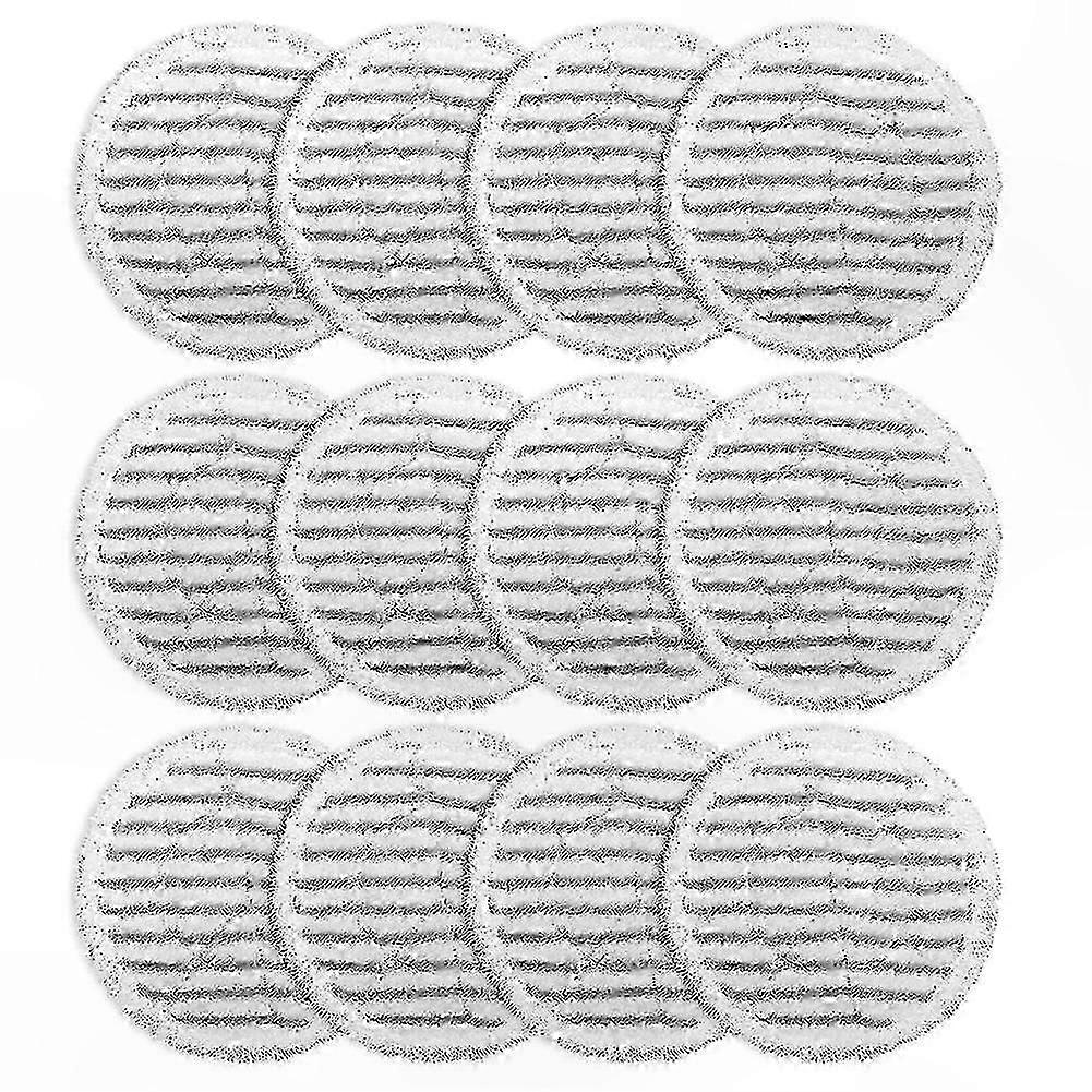 12-Pack Replacement Pads for Steam Mops, Compatible with S7000 Series, Microfiber Cleaning Pads for All-In-One Steam & Scrub Floors