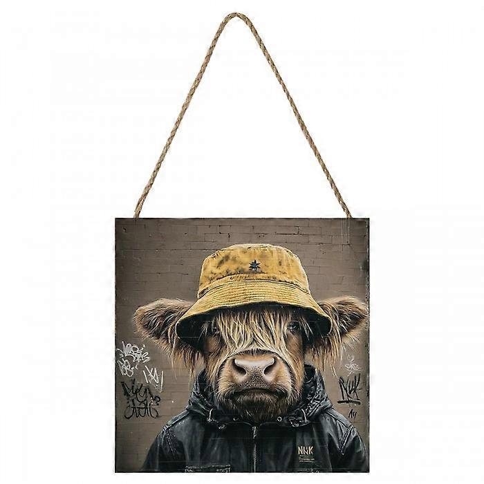 Pyramid International Liam Highland Cow Plaque