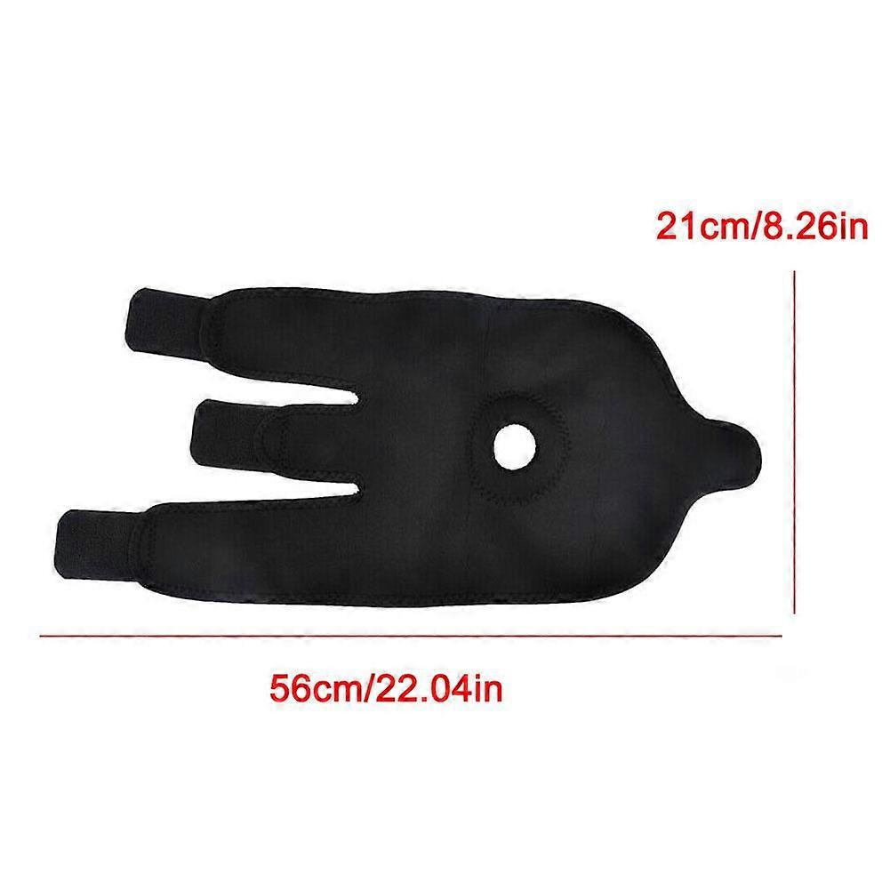 Adjustable Knee Arthritis Support Brace Guard Stabilizer Strap Wrap Open Patella