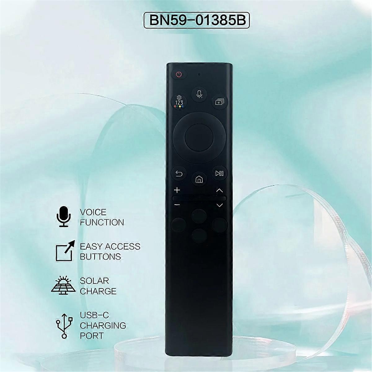 BN59-01385B Replacement Solar Voice Remote Control for Smart TV Compatible with for Neo QLED Crystal