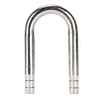 Aquarium U Shape Tube Professional Stainless Steel Fish Tank U Shape Connecting Tube for Aquarium Fish Tank 1/4 in