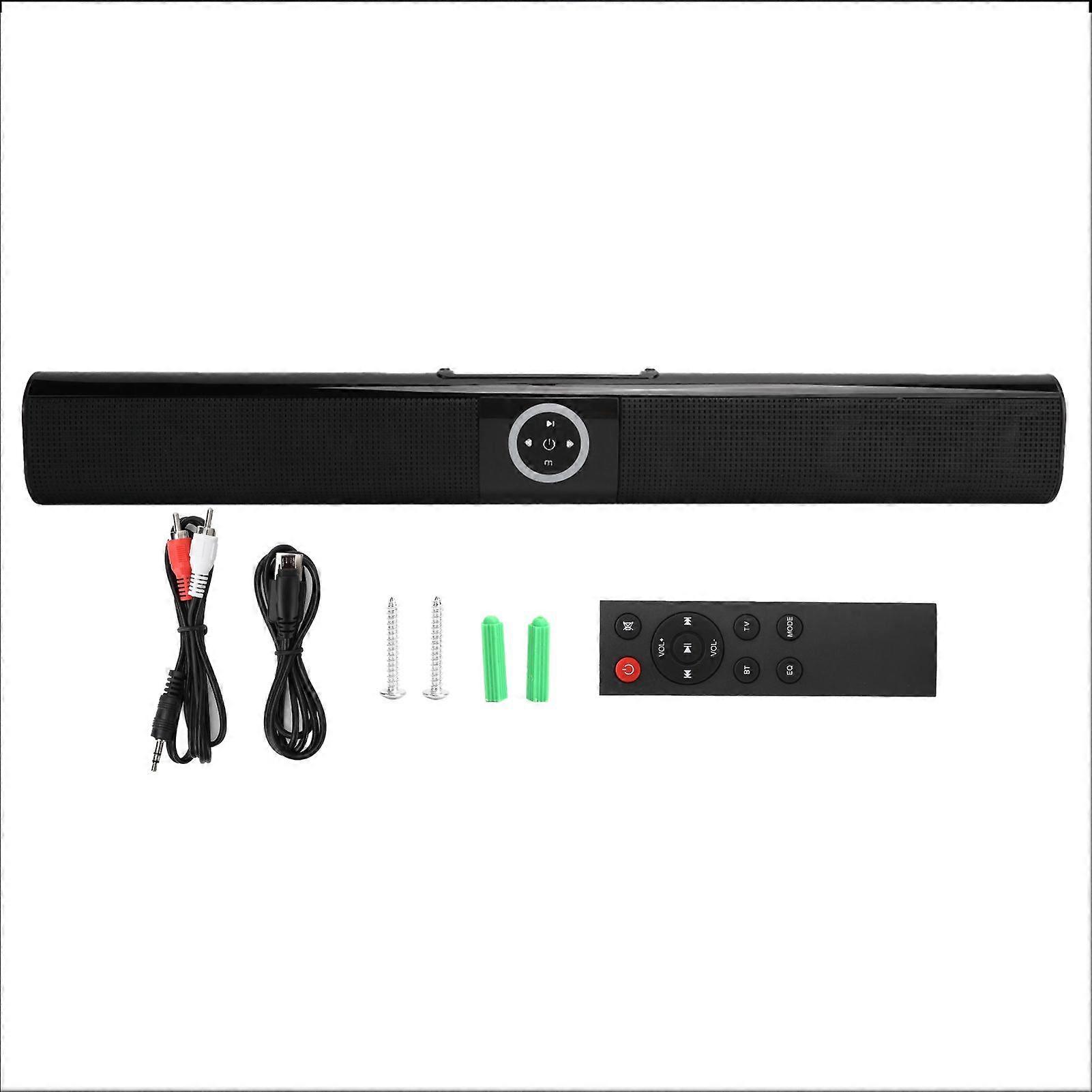 BS20 Bluetooth HIFI Soundbar Subwoofer Speaker RGB Lights 4x5W Wireless Home Theater