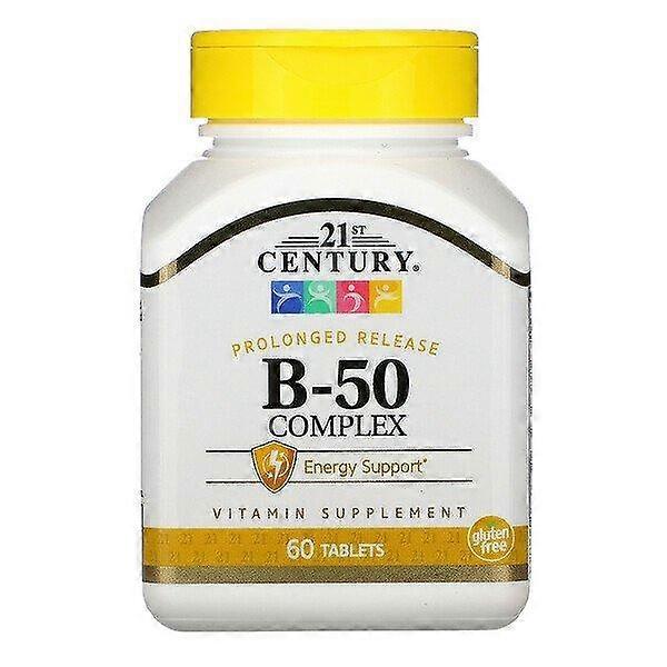 21st Century, B-50 Complex, Prolonged Release, 60 Tablets