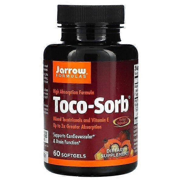 Jarrow Formulas, Toco-Sorb, Mixed Tocotrienols and Vitamin E, 60 Softgels