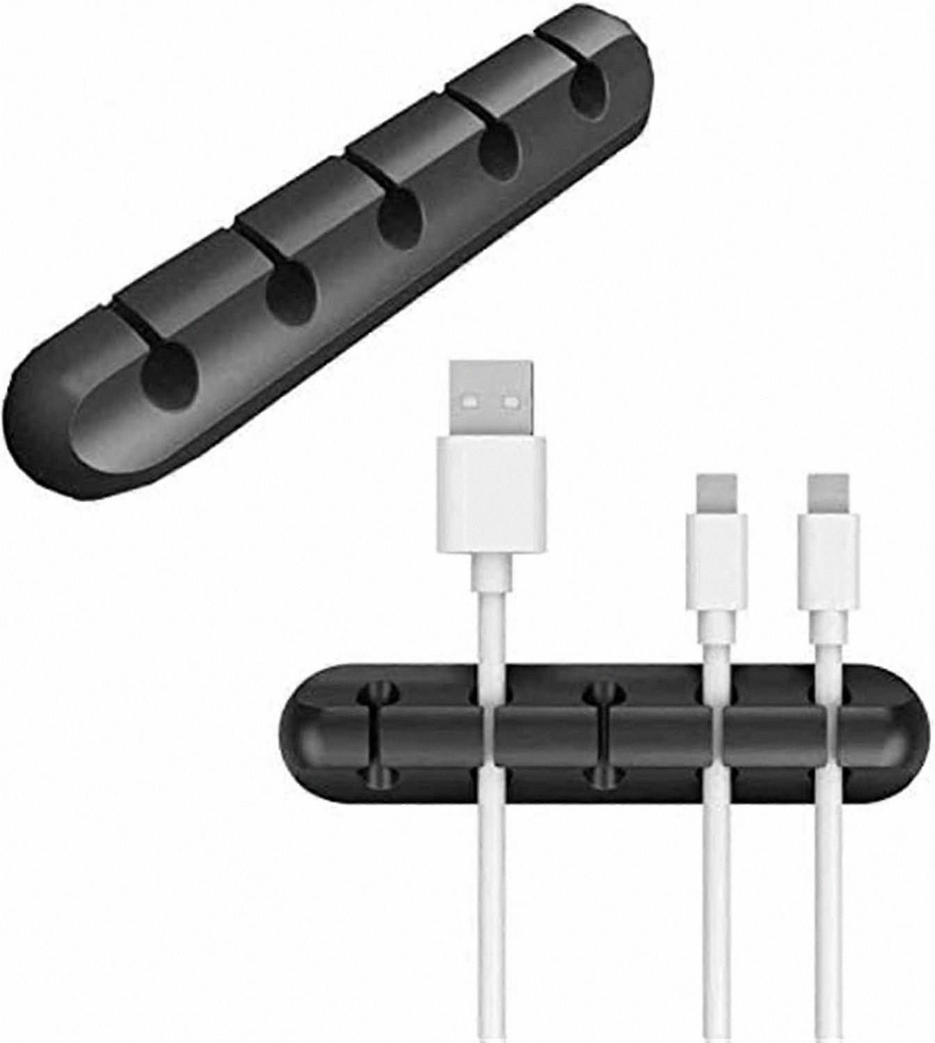 Cable Management Clips with Adhesive Hooks for Power Cables Organization Solution