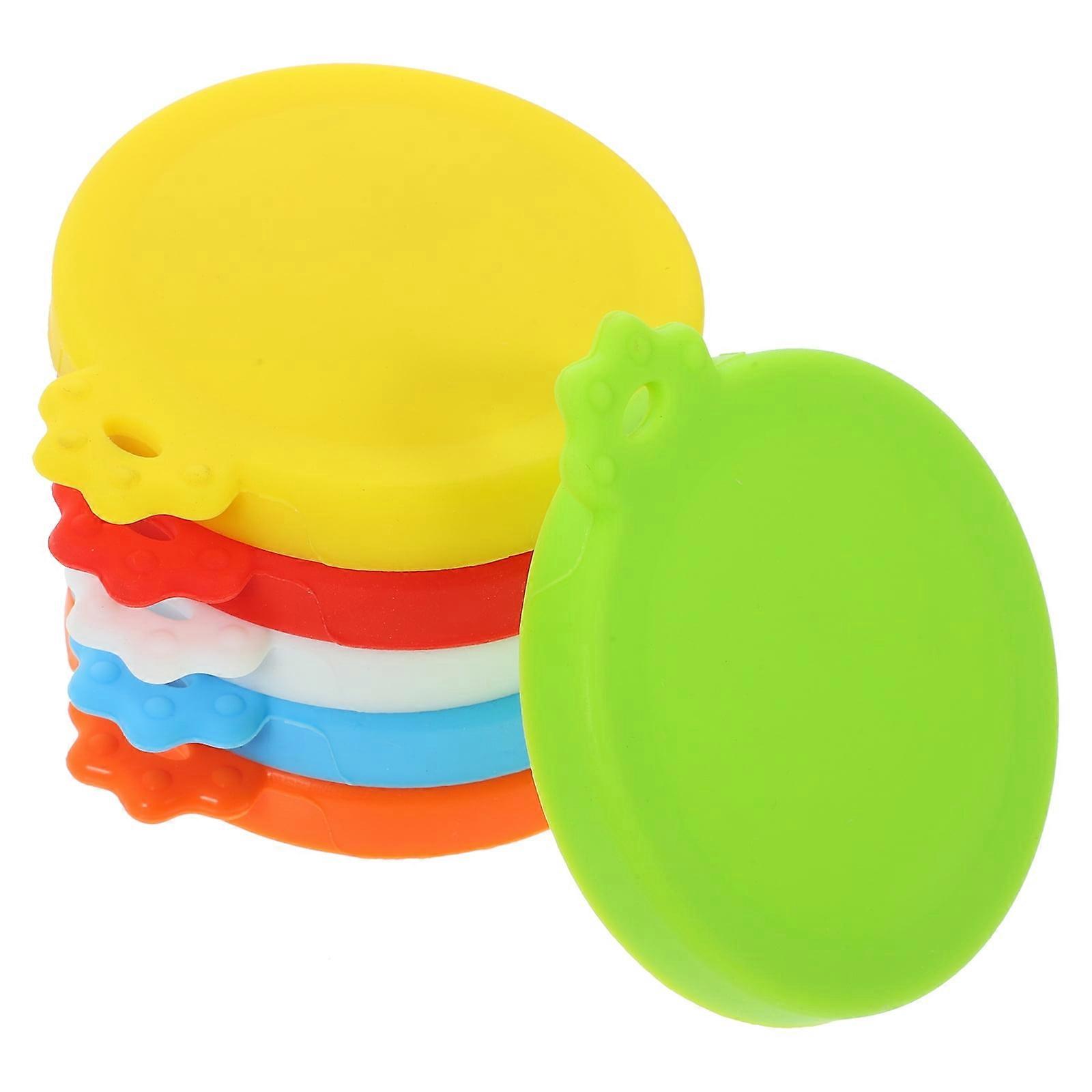 6pcs Can Sealing Caps Convenient Pet Food Can Lids Beverage Can Lids Soda Beverage Can Caps