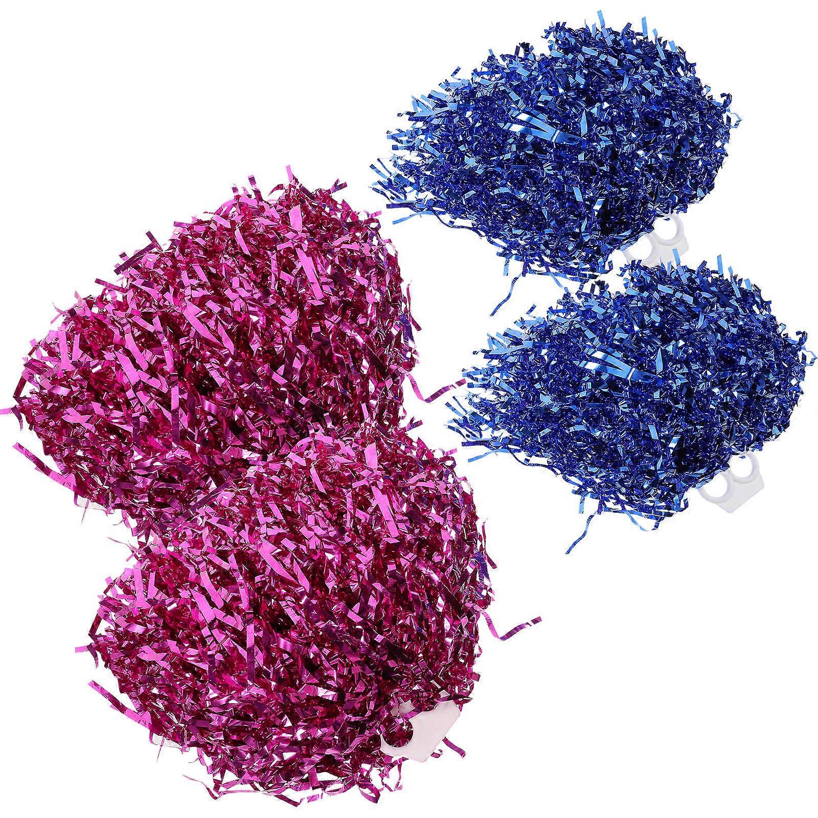 Cheerleading Pom Poms Party Cheering Props for Performance 20Pcs Colorful