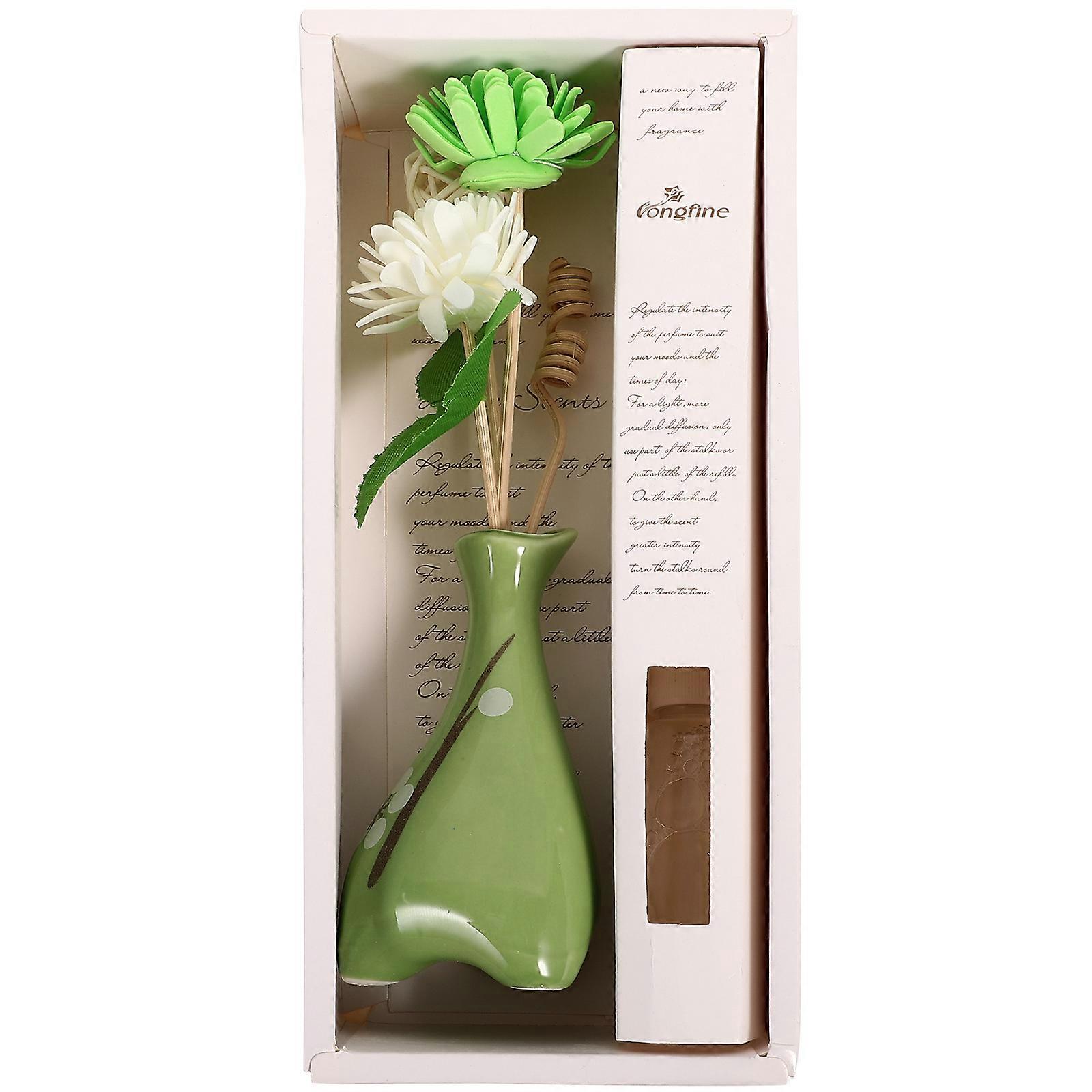 Ceramic Bottle Aromatherapy Set Diffuser for Bathroom 1Set