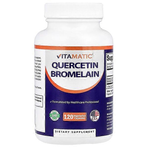 Vitamatic, Quercetin Bromelain, 120 Vegetarian Capsules