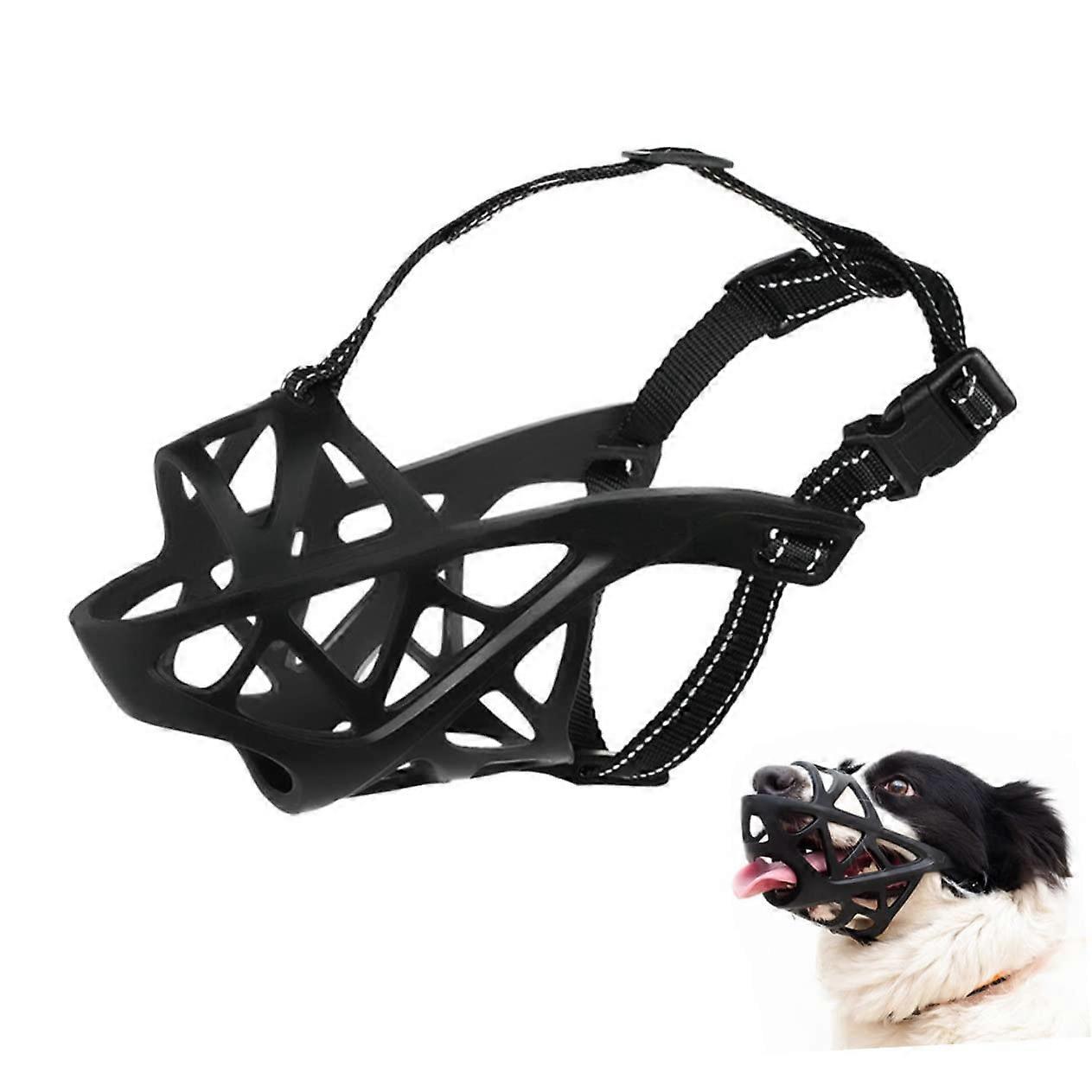 Adjustable Dog Mouth Mask Breathable Muzzle For Dogs Lightweight And Easy To Clean Prevent Biting And Chewing