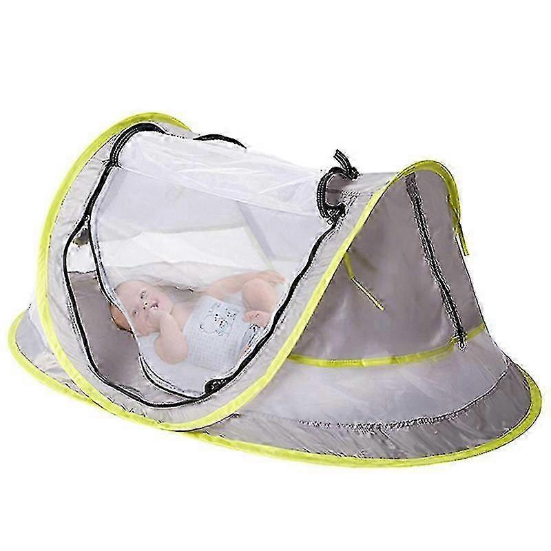 Travel Cot Pop Up Travel Cot - Lightweight,Baby folding tent,Compact And Foldable - Unfolds In Just 2 Seconds - With Mosquito Net And Carry Bag