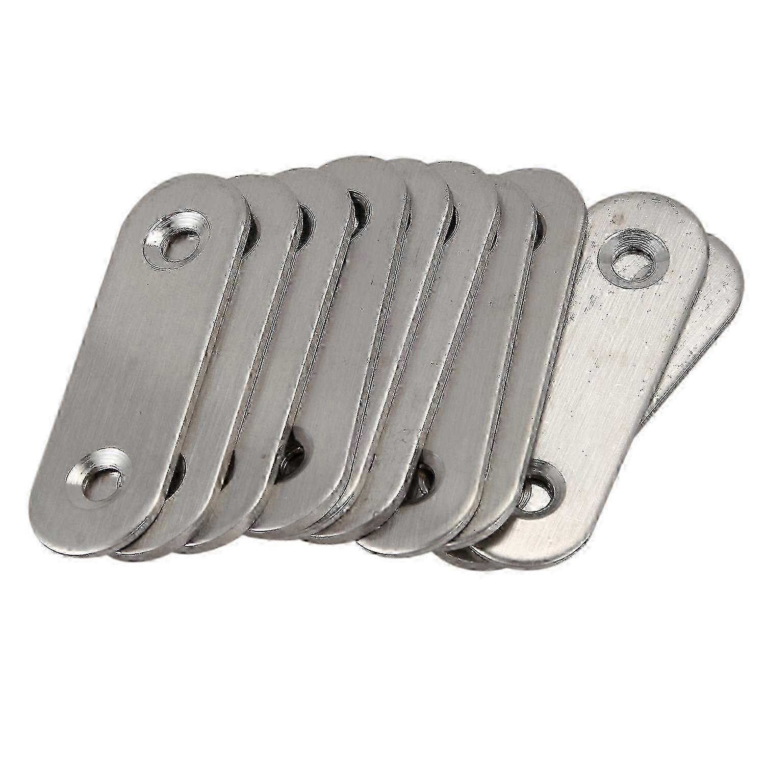 Straight Repair Joining Mending Flat Plate Bracket 10pcs