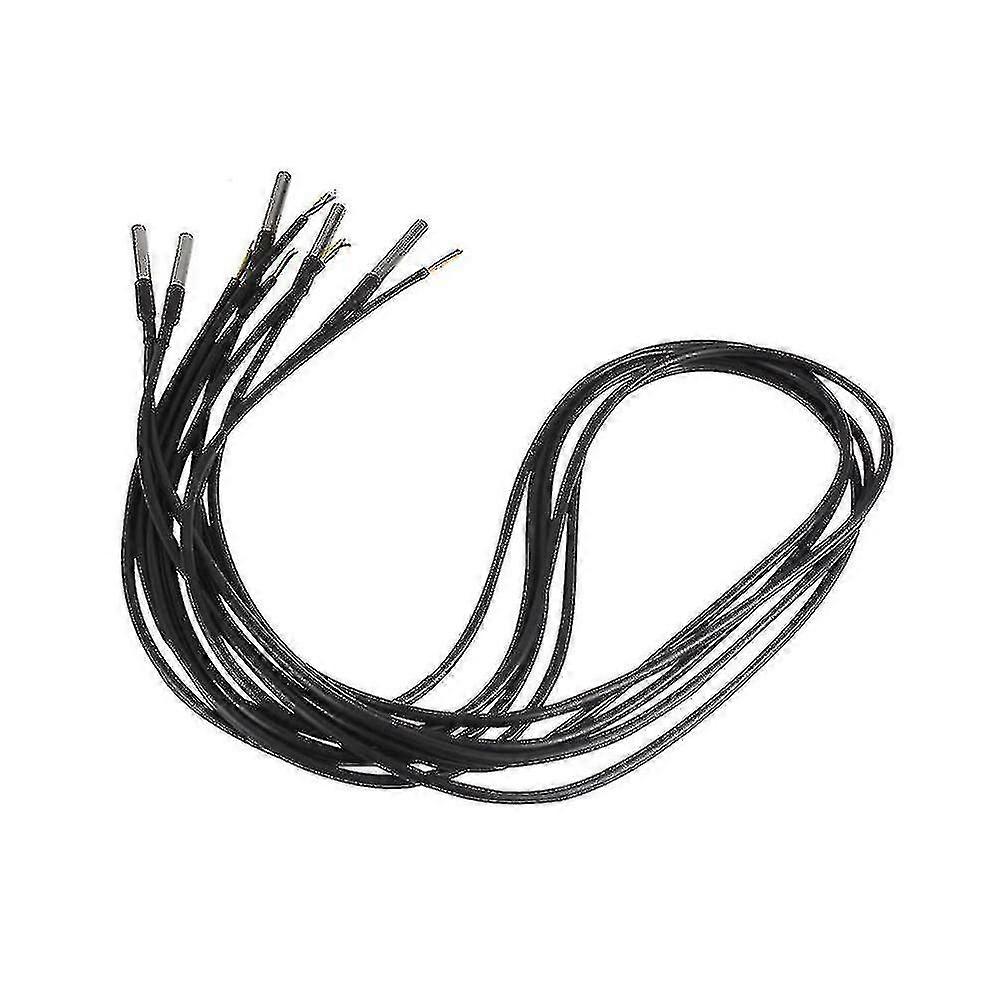 10pcs Waterproof Ds18b20 Temperature Sensor, Digital Temperature Thermal Cable Temperature (-55- +