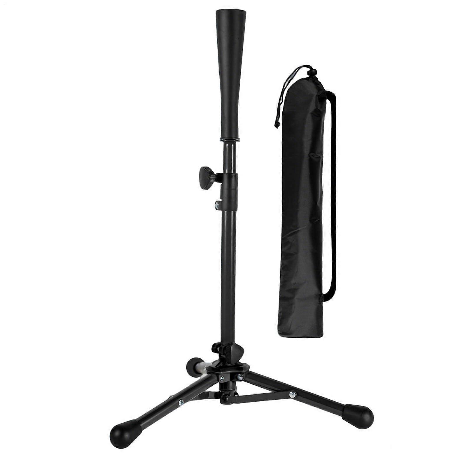 Tee Ball Stand Adjustable Height Tripod BeginnerFriendly Portable Softball Training Tee With Bag For Ages 38
