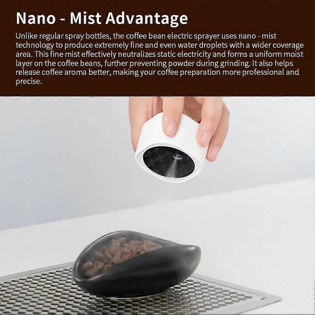 20ml Coffee Bean Atomizer Rdt Sprayer for Reducing Coffee Power Static with Magnetic Base,Rechargeable Espresso Sprayer