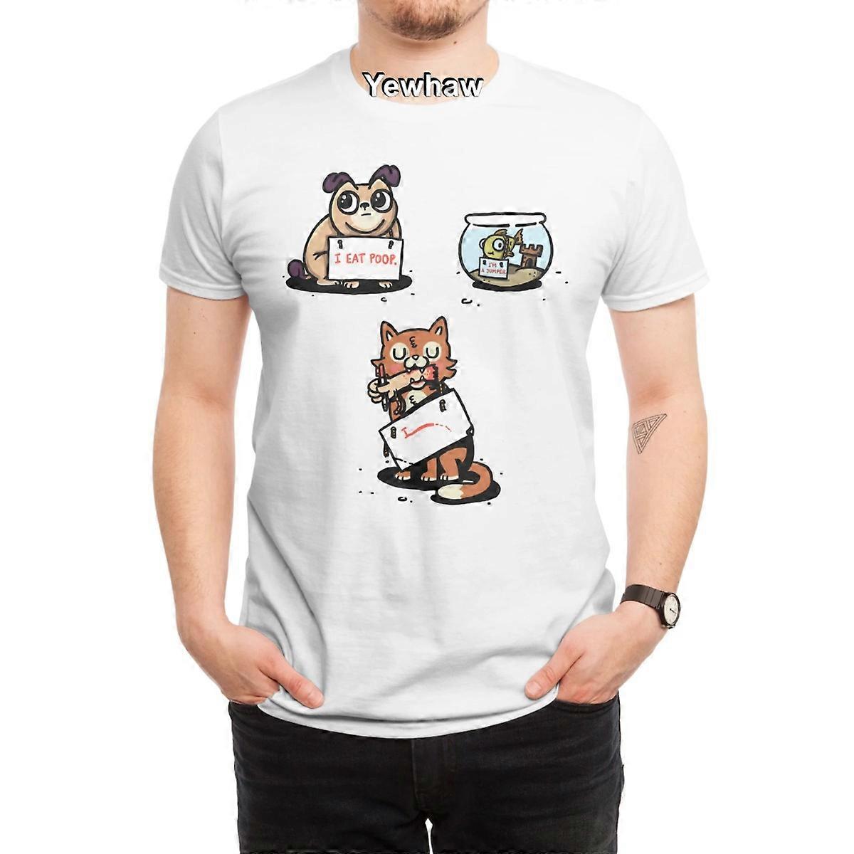 שיימינג לחיות מחמד חולצת טריקו מצחיק חיות מחמד וידויים בעלי חיים איורים מוזרים בעלי חיים מצוירים עיצוב הומוריסטי הומור לחיות מחמד