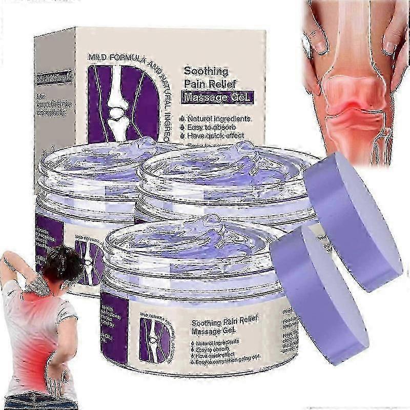 3 قطع جل آلام المفاصل جل أرجواني لأنشطة المفاصل في جميع أنحاء الجسم ، مهدئ الركبتين ، أسفل الظهر ، الرقبة ، اليدين والقدمين