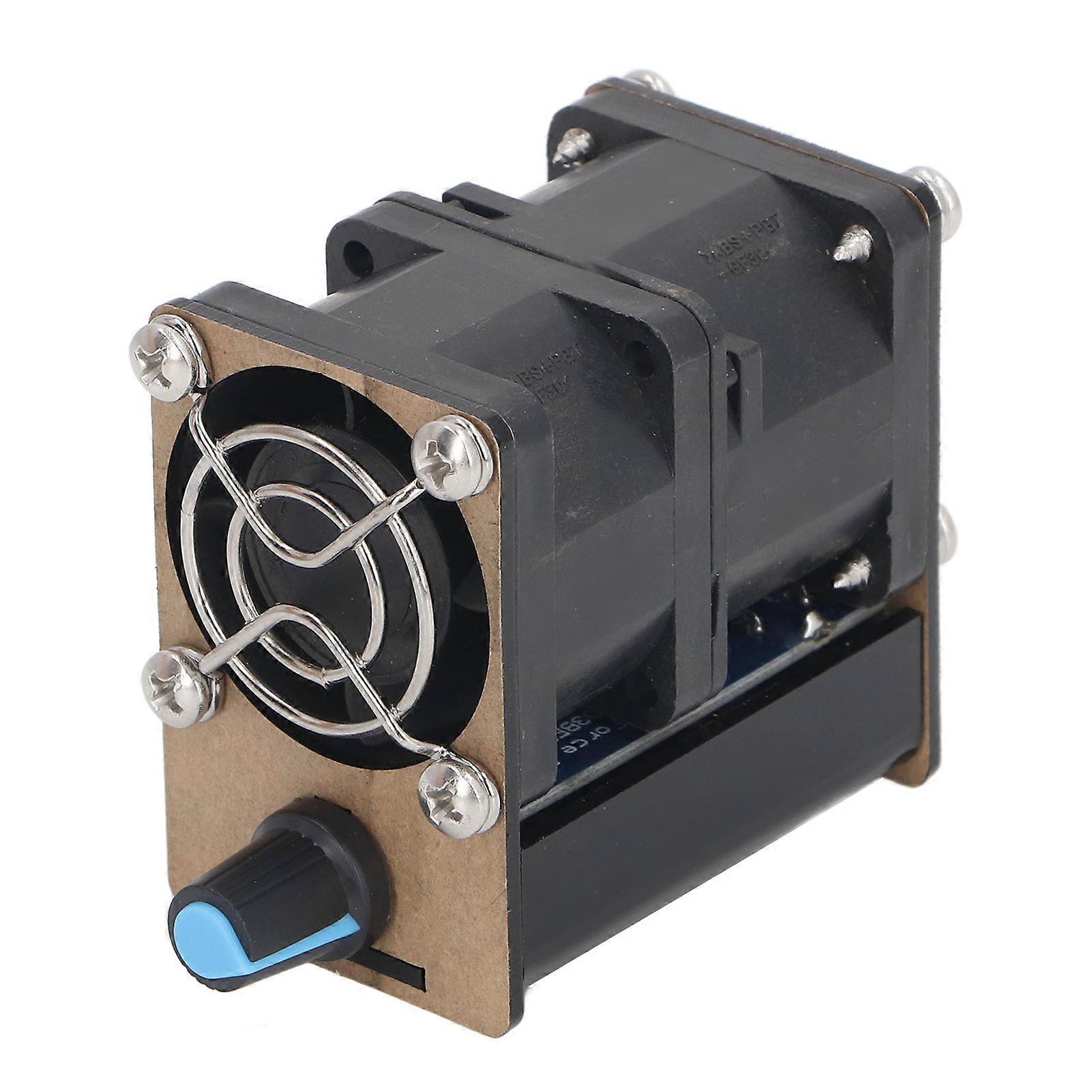 Powerful Fan Control Module with Black Acrylic Case 12V 12W Stepless Violent for Cooling Blowing Soldering Smoke Exhaust 