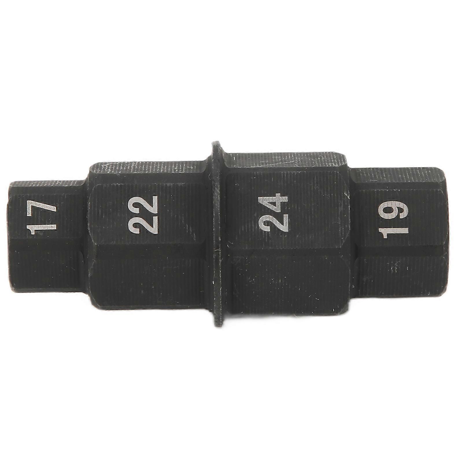 Motorcycle Hex Axle Tool 17/19/22/24mm Front Wheel Hub Spindle Socket Adapter Replacement for Yamaha R1 R6