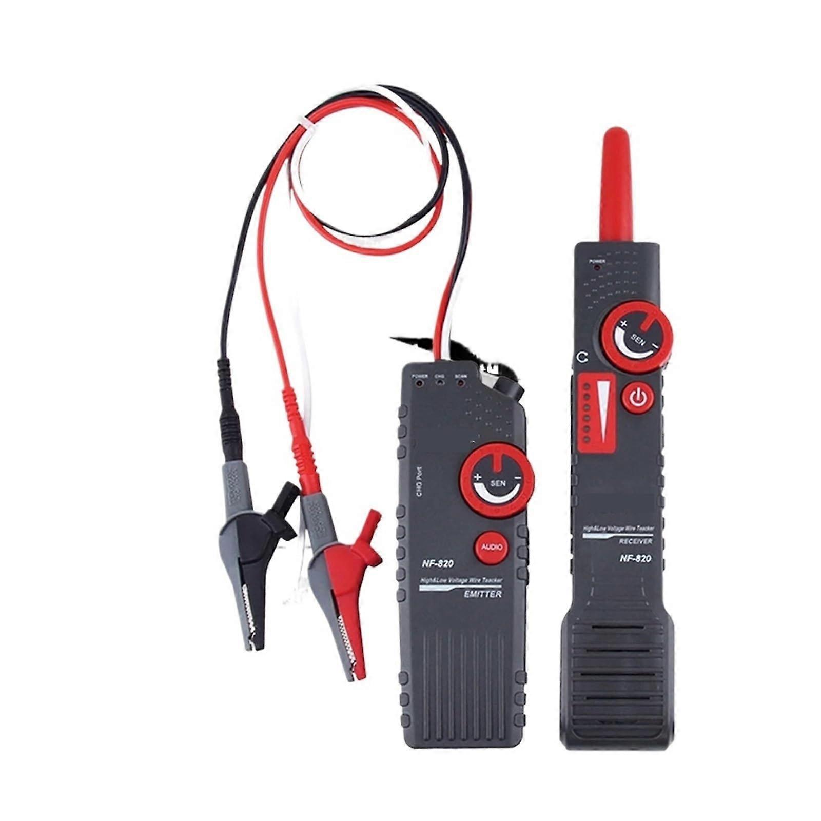 Network Tester Underground Cable Locator AntiInterference Low Voltage Wire Network Tracker Continuity Check