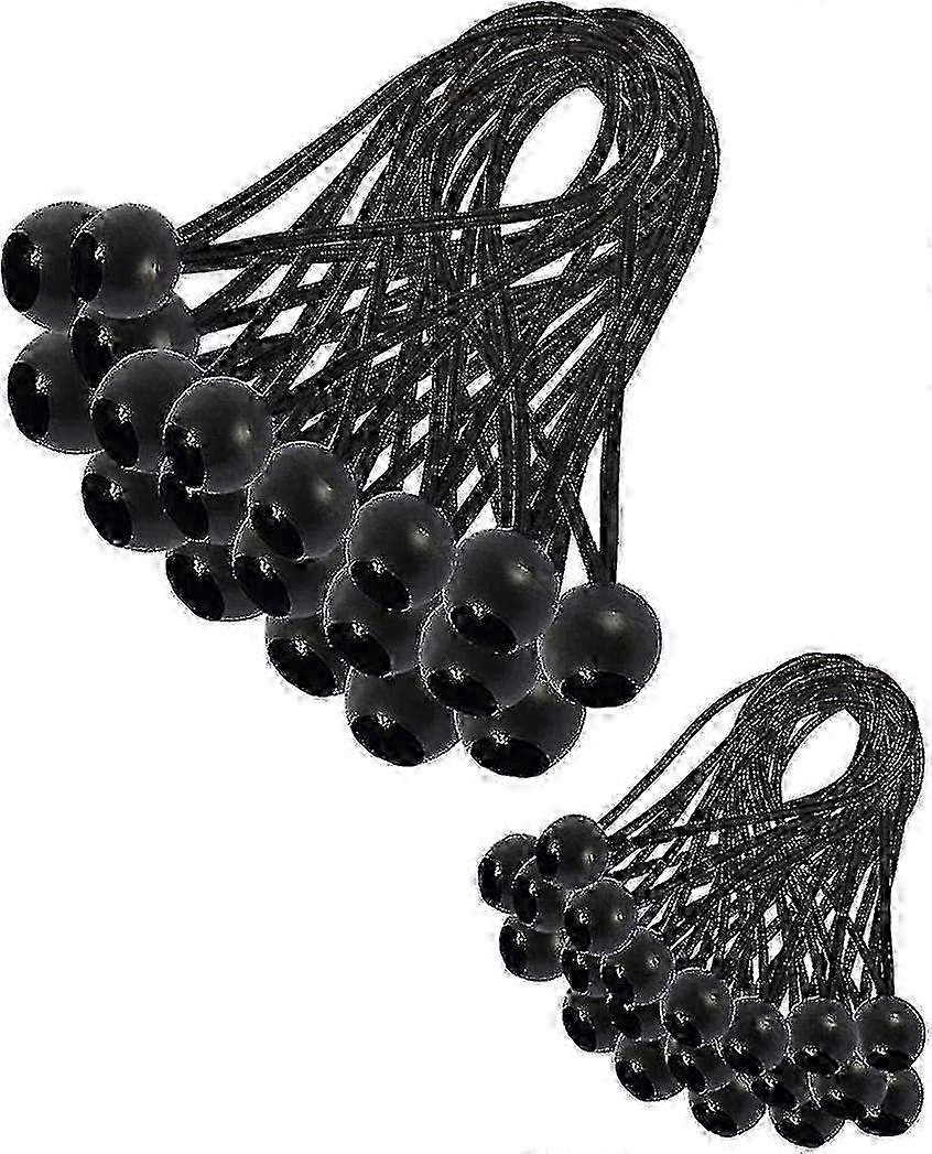 30 Pieces Elastic Tensioner, Tarpaulin Tensioner, Elastic Bungee, Elastic Tensioner For Pavilion, Curtains Extension Harness 200mm