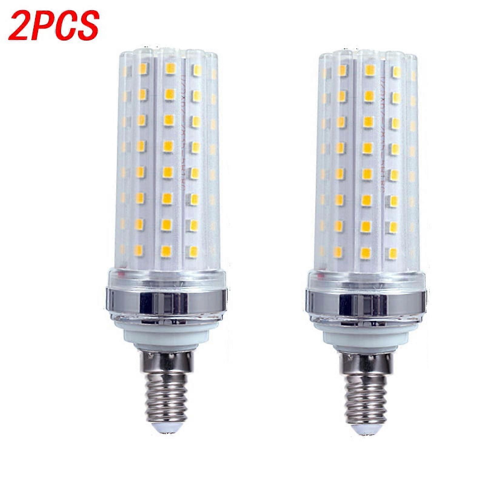Chok E26 LED Light Bulb 20W Non-dimmable White 6000K Home Lighting Candle Base Corn Lamp,2 Pack