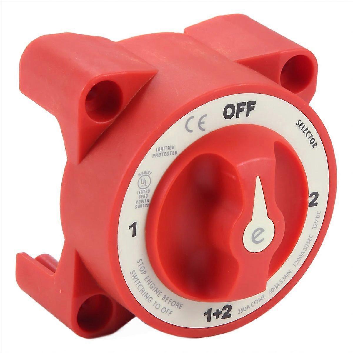 DC 32V 350A Battery Switch 4-Position Selector Marine Boat Battery Selector Switch Disconnect for Ma