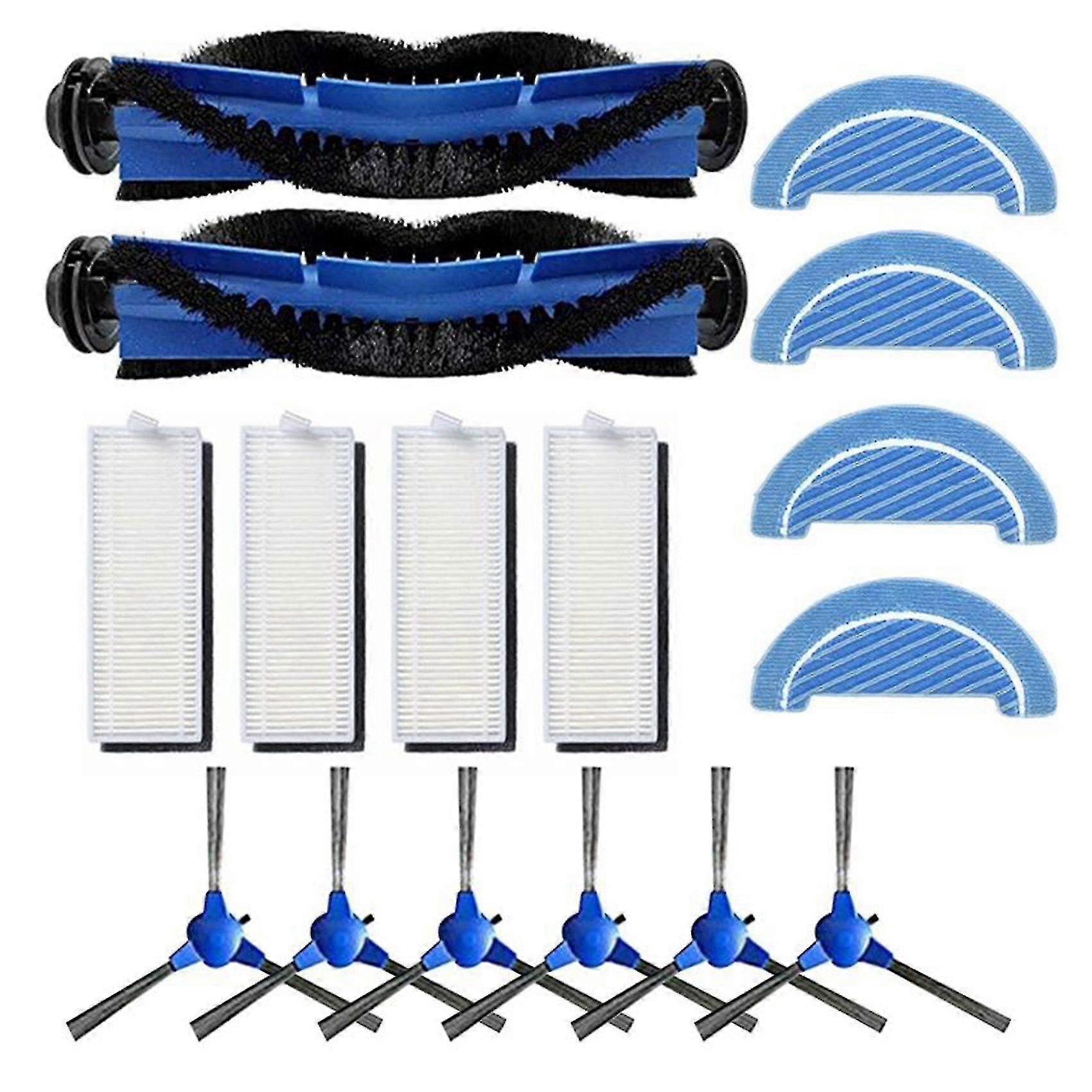 Hepa Filter Mop Main Brush Side Brush For Conga Cecotec 1090 Kits