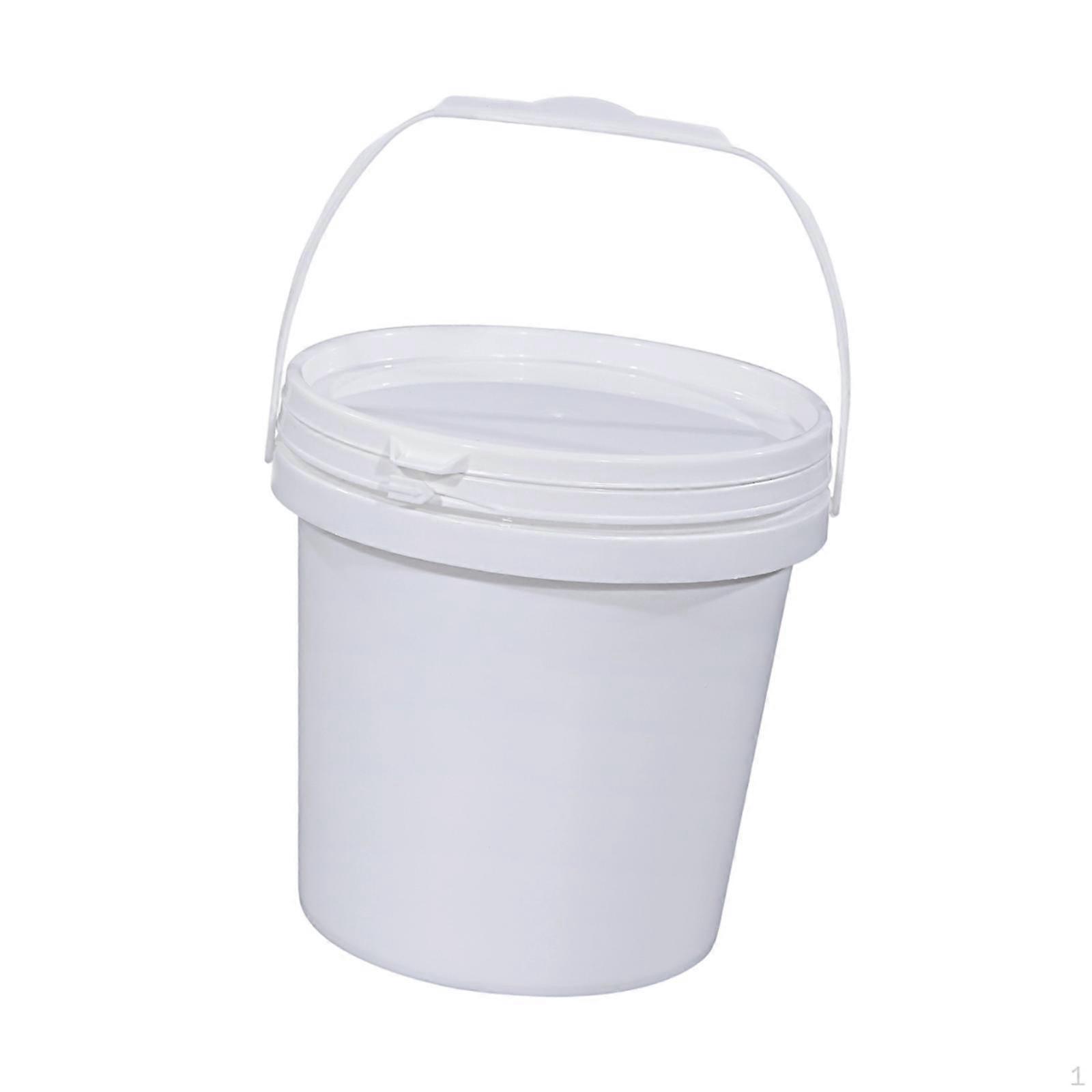 Paint Can Food Storage Container 5L Multipurpose Easy to Clean Bucket with Lid and Handle for