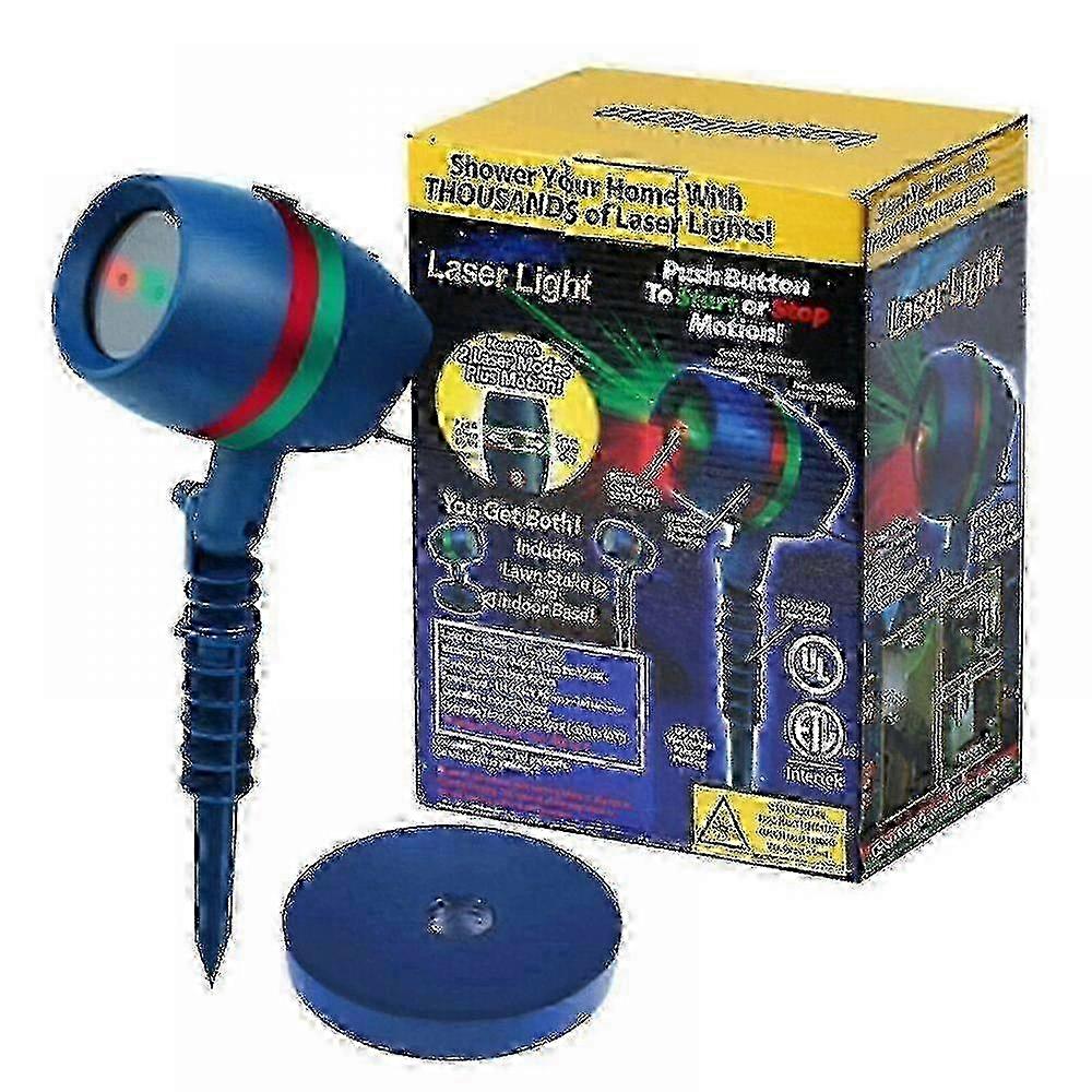 花园灯星圣诞投影仪移动照明 LED 颜色绿红色用于派对装饰星形淋浴运动激光灯