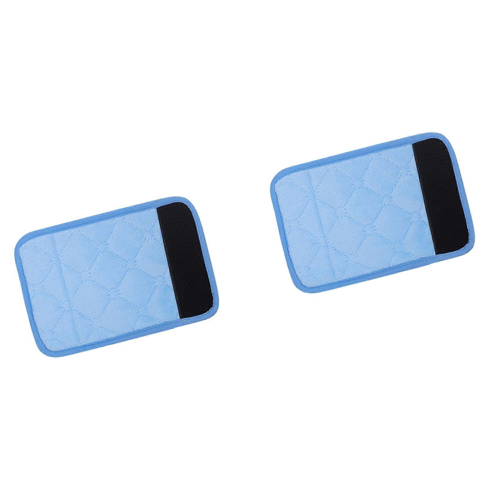 Thermal Walker Handle Covers Textured Walker Handgrip  Machine Washable Polyester For Elderly Support   blue