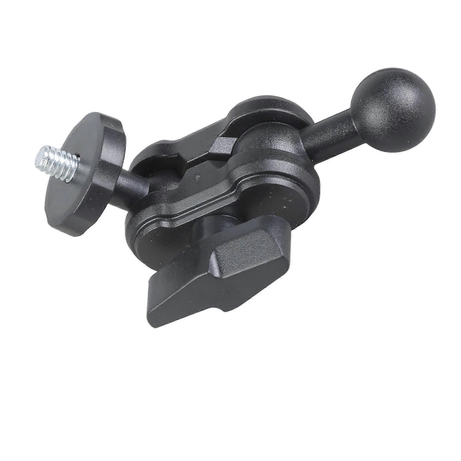 Multiple Corner 17mm Plastic Sphere Head Link 1/4 Foot Bolted Student For Camera Parenthesis Car Mount Device Stand Addition Multicolor