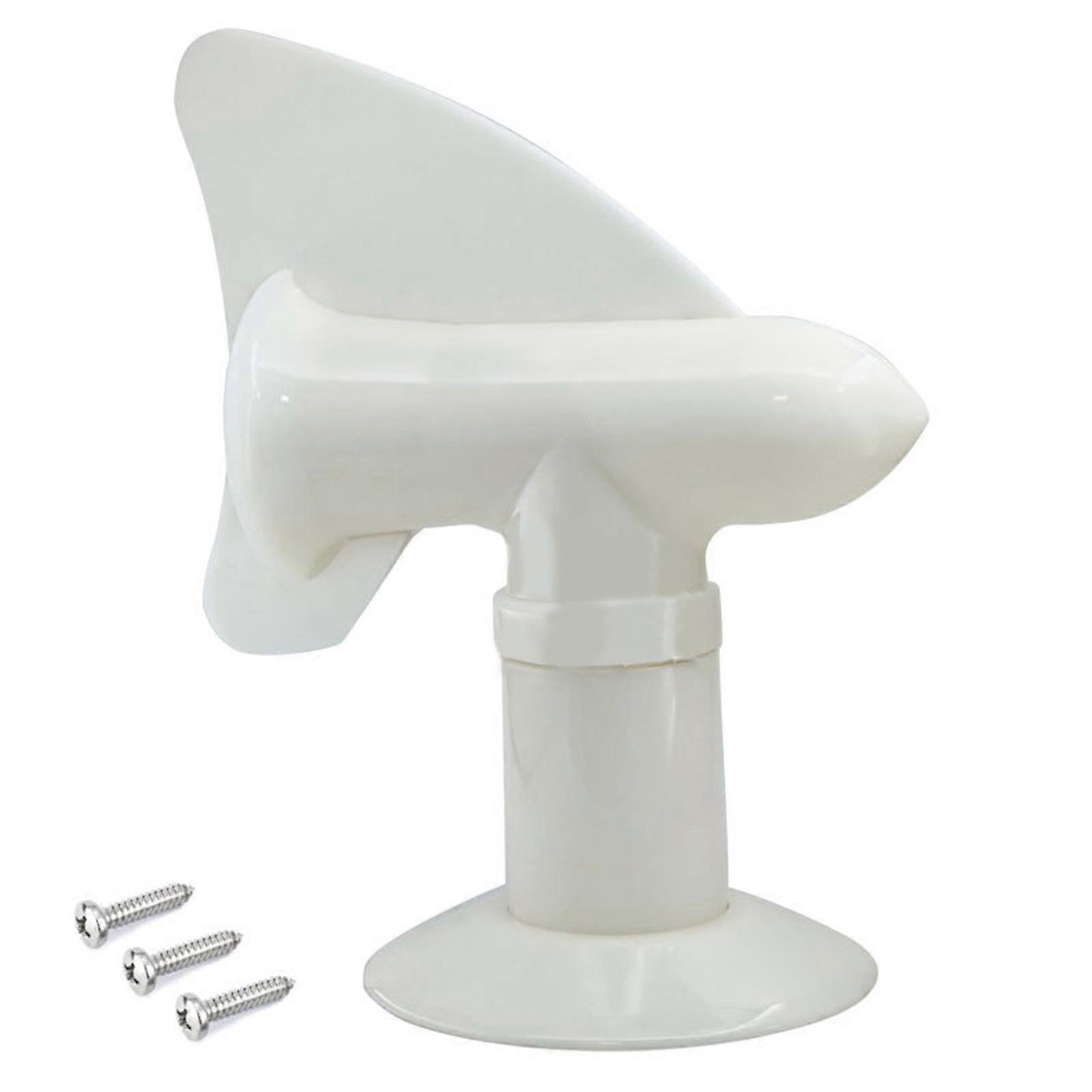 Leak Proof RVs Sewer Ventilation System 360 Degree Siphon RVs Vent Self Rotating Cap Suitable for RVs Waste Tanks  White