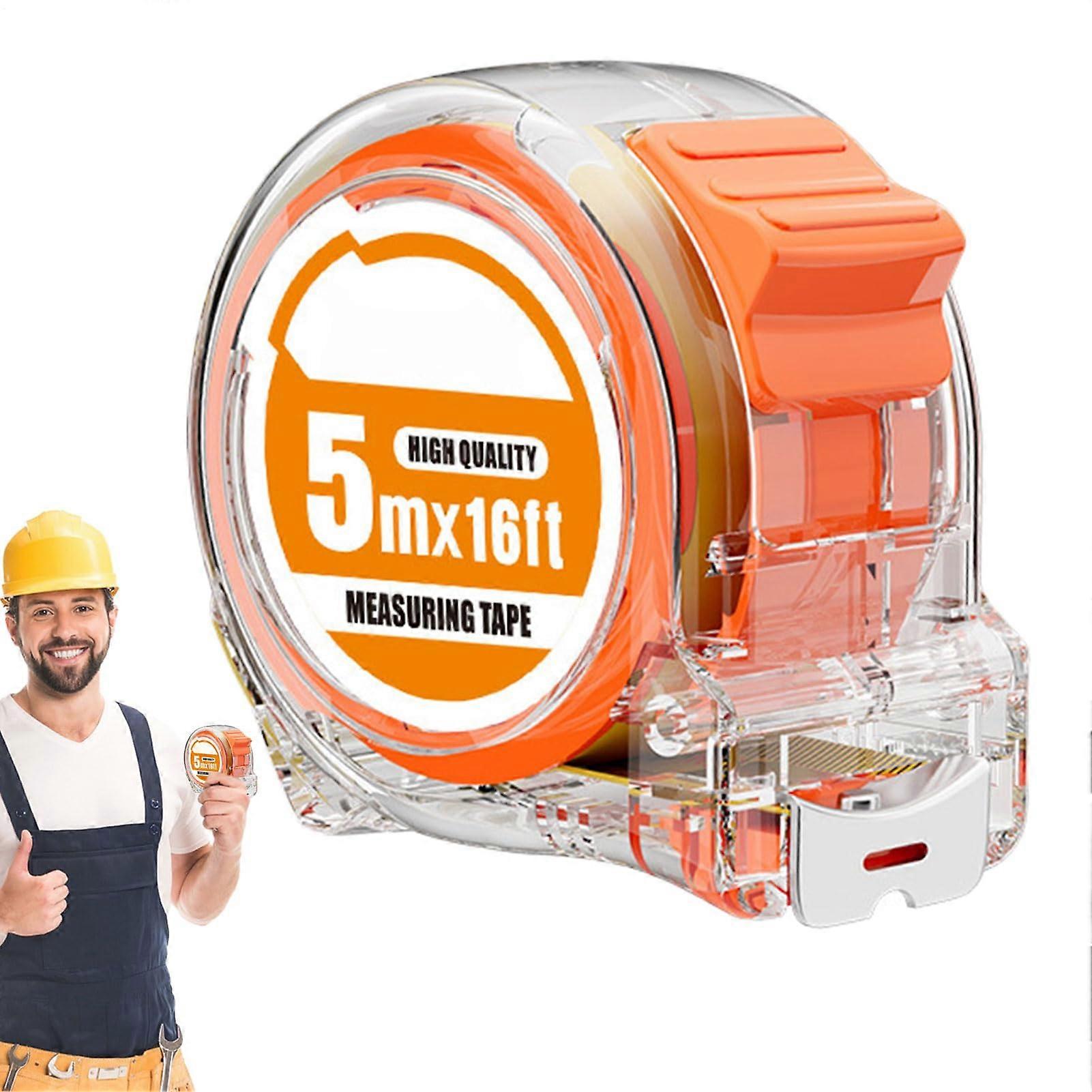 Tape Measure 16FT Retractable Steel Measuring Tape for Engineers Carpenters Surveyors Durable