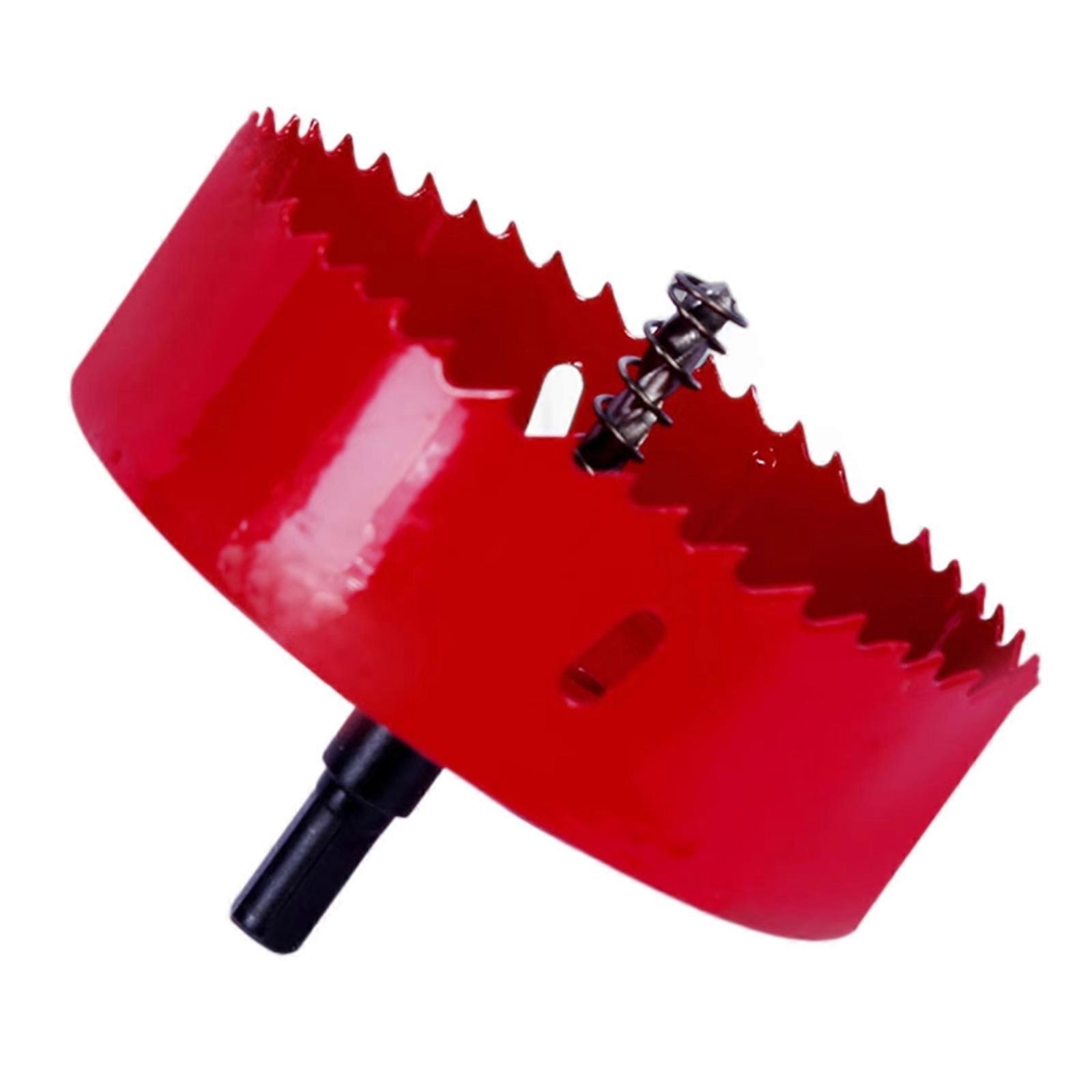 Multifunctional Efficient Bi Metal Hole Saw Set with Hook Tooth Design Suitable for Wood Plastic Fiberglass Plasterboard Multicolor