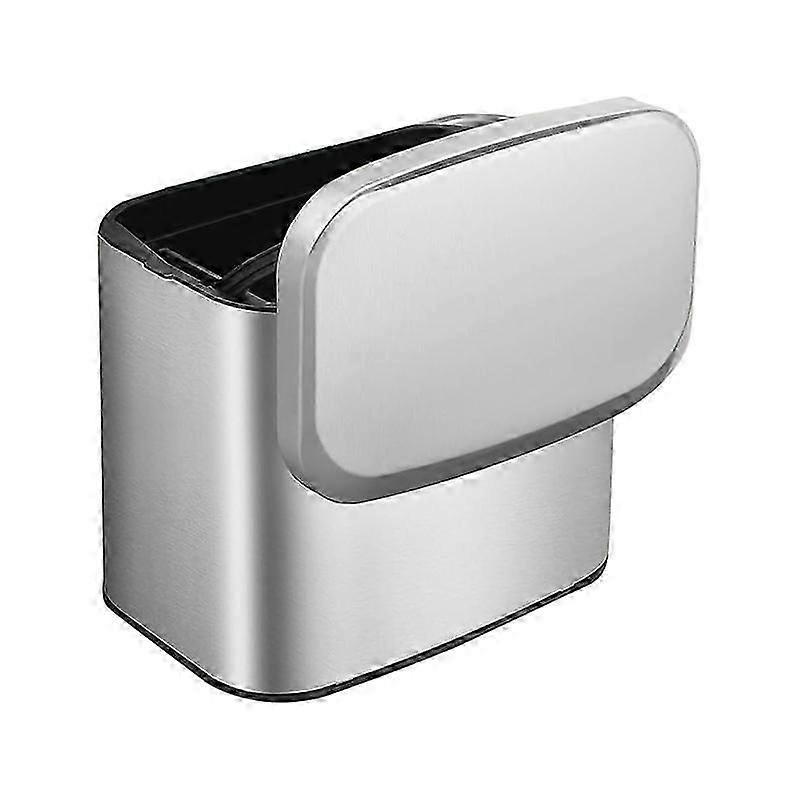 Compost Bin 1.05 Gallon Wall Mounted Trash Can with Lid, Garbage Can