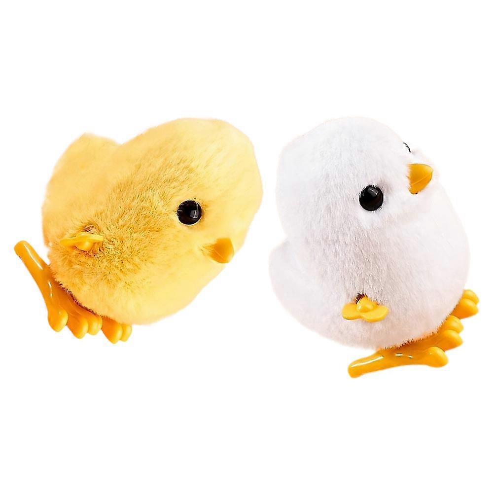 Chick Toy Promoting Motor Skill Development Suitable For Birthdays And Holidays Made From Soft PVC 2Pcs
