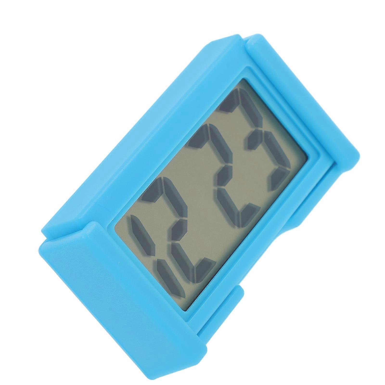 Silent Desktop Clock Mini Nightstand Tiny Time Automatic Modern Digital Child Student Plastic